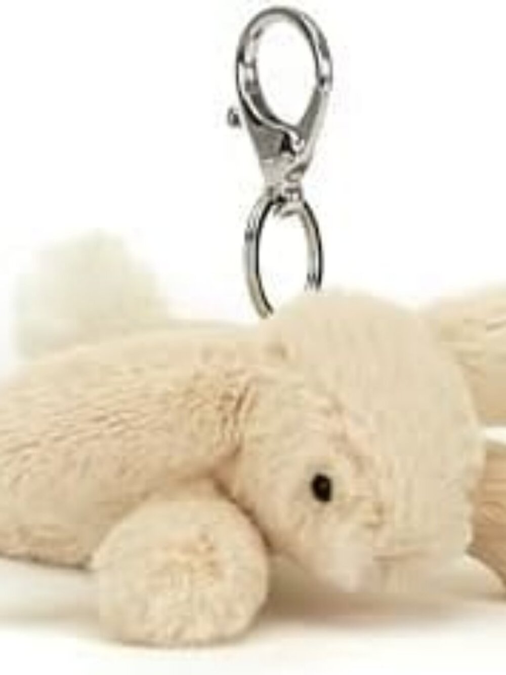 Jellycat Smudge Rabbit Bag Charm, - Rabbit & Bunny Plush Keychain - Great Gift